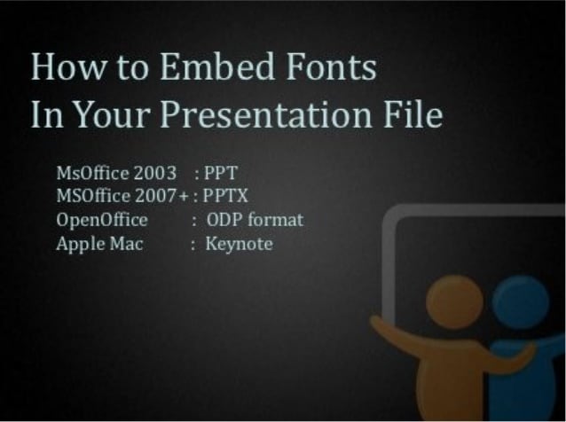 which fonts can you use with powerpoint for mac for uploading a slideshow